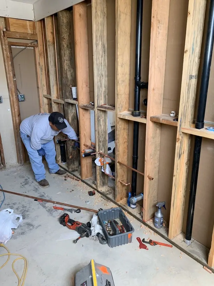 Commercial rough-in plumbing for Commercial Plumbing in West Charleston